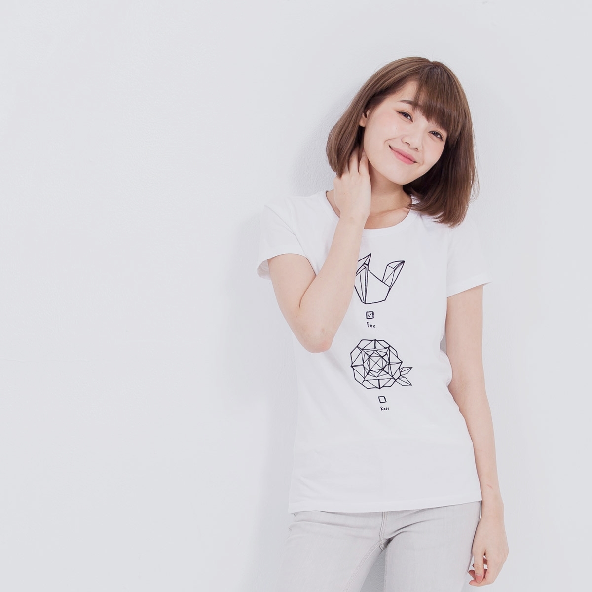 小王子 短袖 蜜桃棉 女T 戀人白