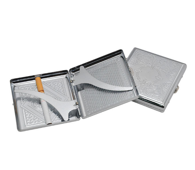 進口不鏽鋼翻蓋煙盒 SPTE 90mm - 20入金屬菸草收納盒