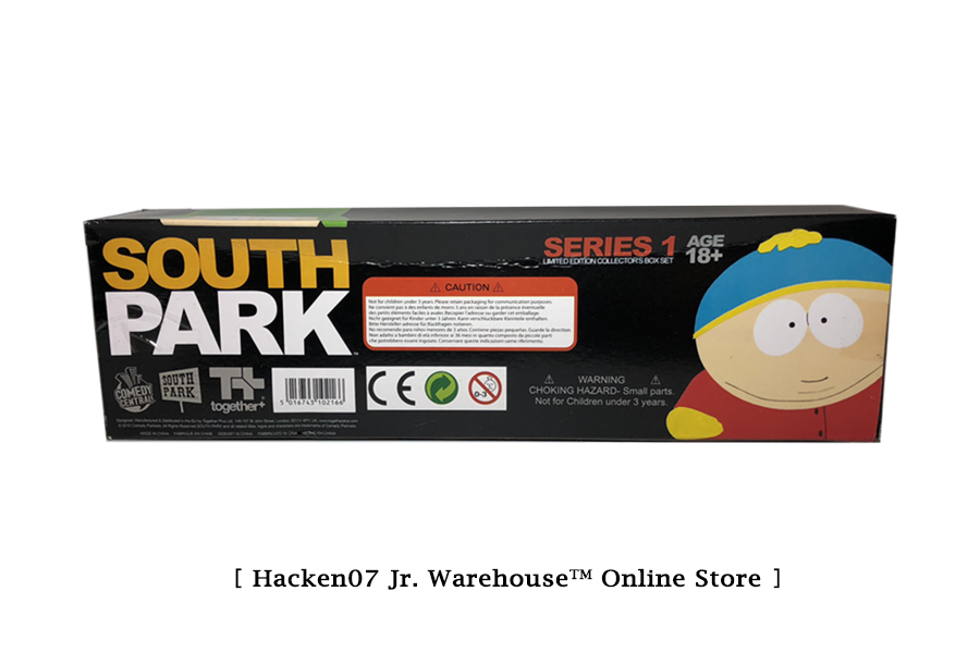 South Park 南方公園 2017年經典款主角五件組玩偶公仔 6cm