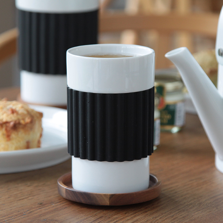 陶瓷馬克杯*含矽膠杯套(230ml)