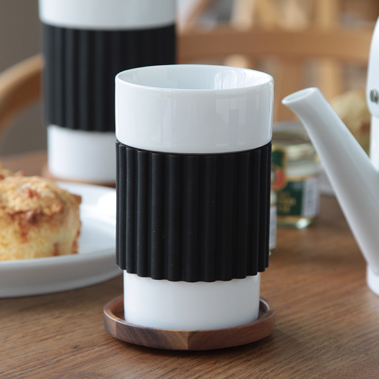 陶瓷馬克杯*含矽膠杯套(300ml)