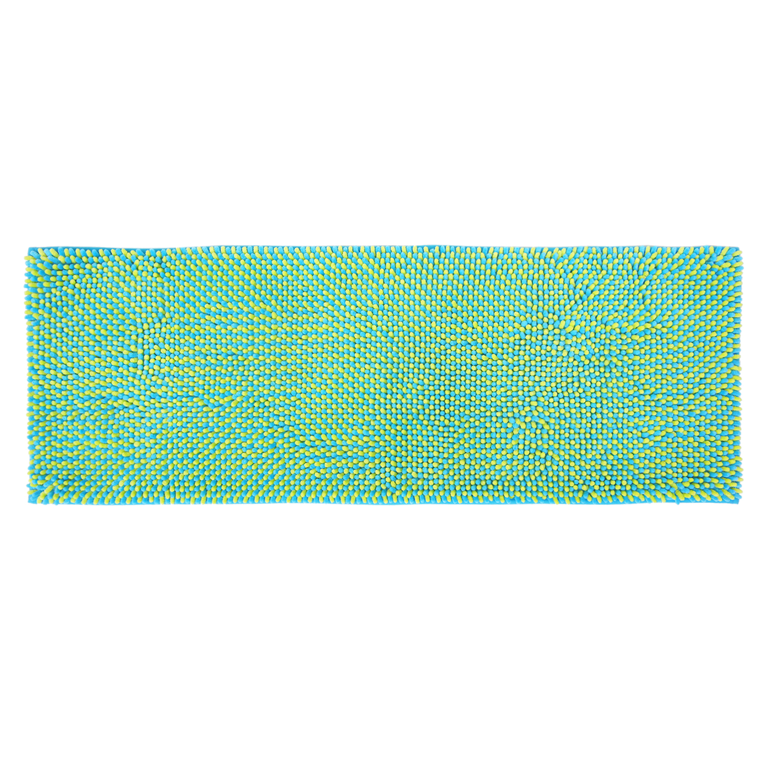 時尚吸水長踏墊(45x120cm)-藍抹綠