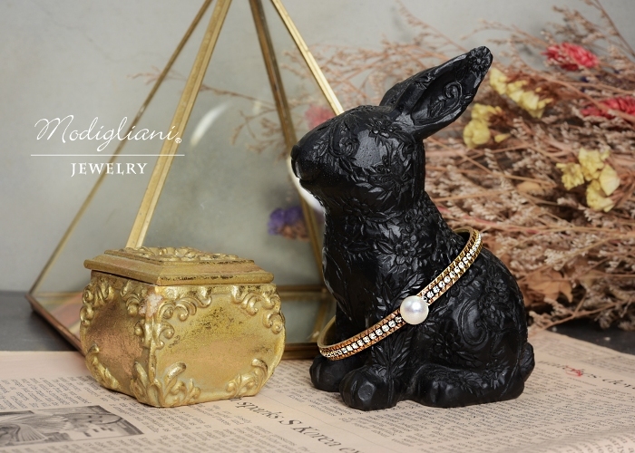 復古女伶天然珍珠手環