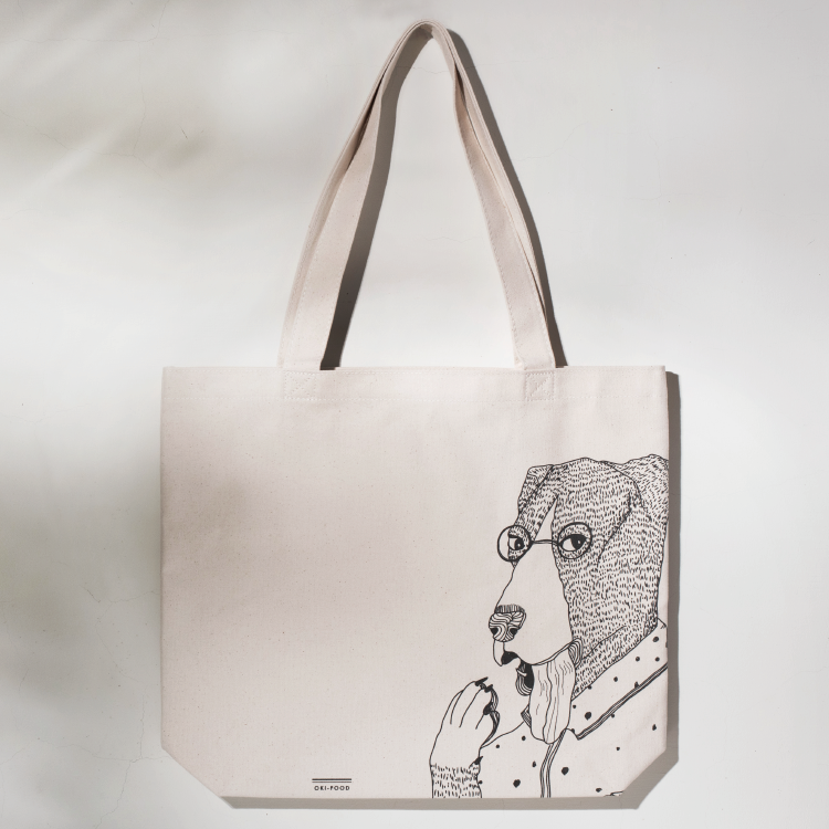 OKi-不是寵物包的假裝驚訝Kii帆布袋