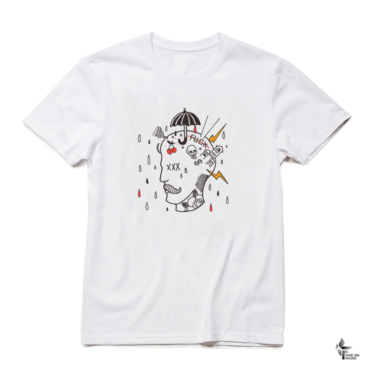 【EmptyORio】雨 - 白 Tee