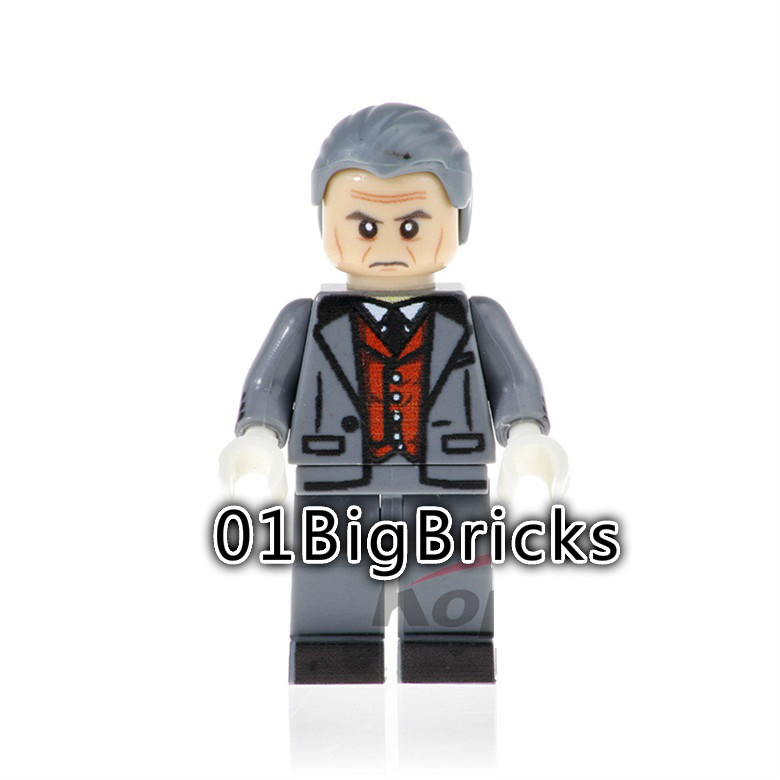 Alfred Batman Custom Minifigure Minifigs Blocks Fit Lego P466