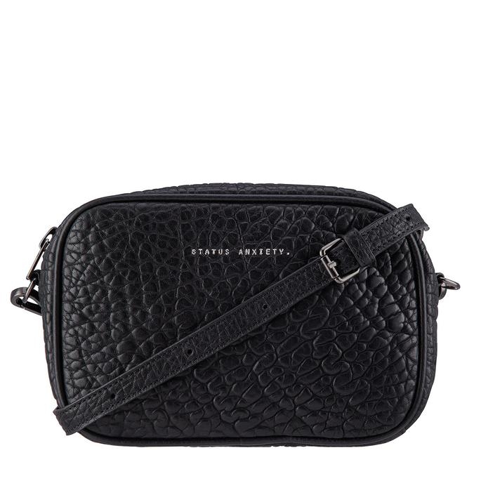 PLUNDER 側背包 /  黒色荔枝紋