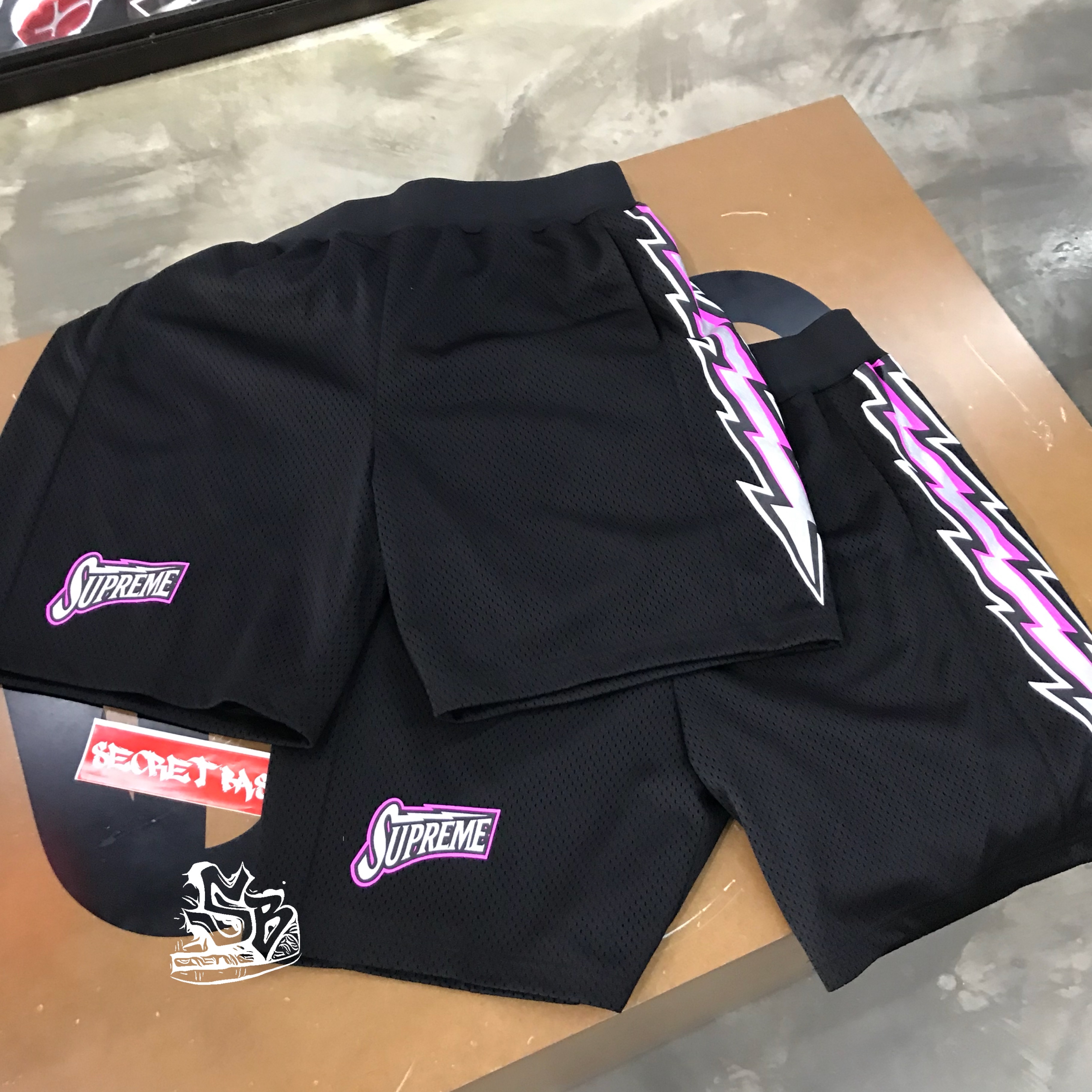 supreme bolt shorts