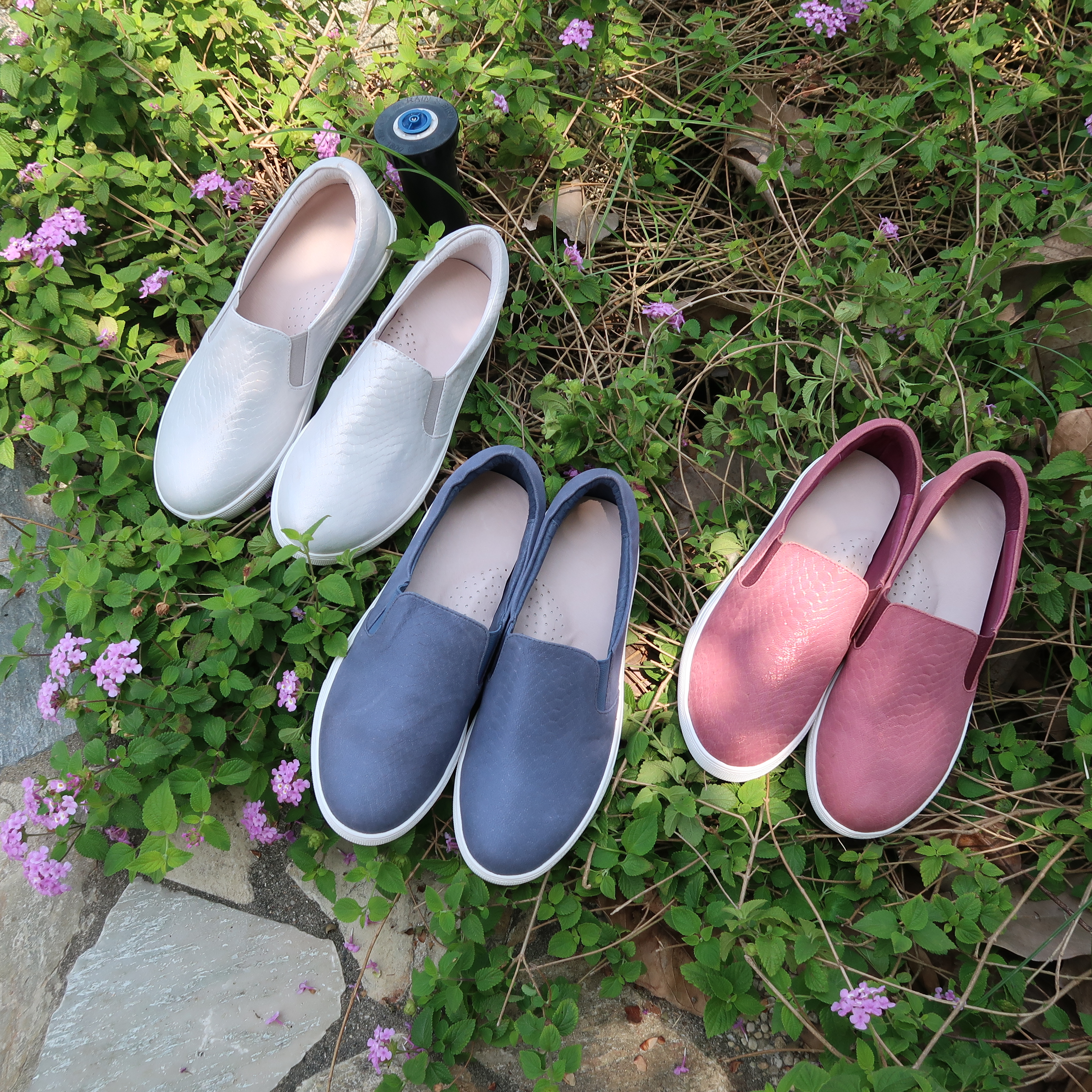 【羊皮樂福懶人鞋】純手工全真皮珠光小羊皮樂福懶人鞋