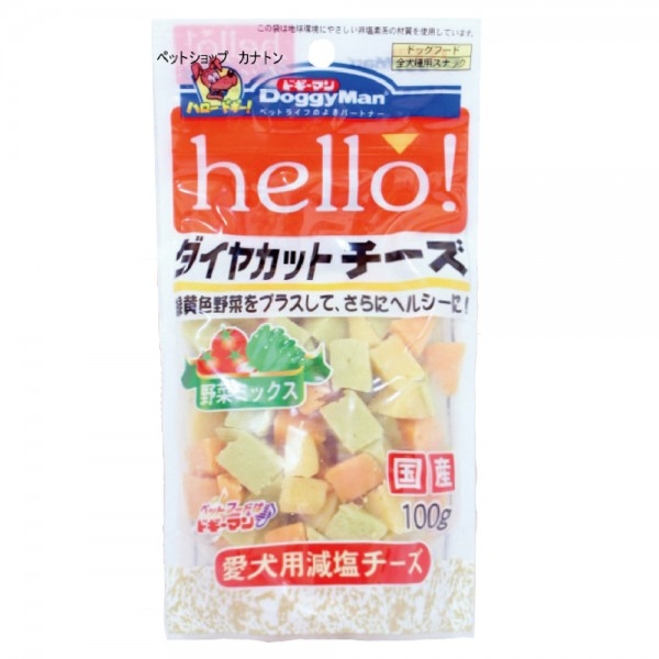 Doggy Man角切芝士什菜粒100g