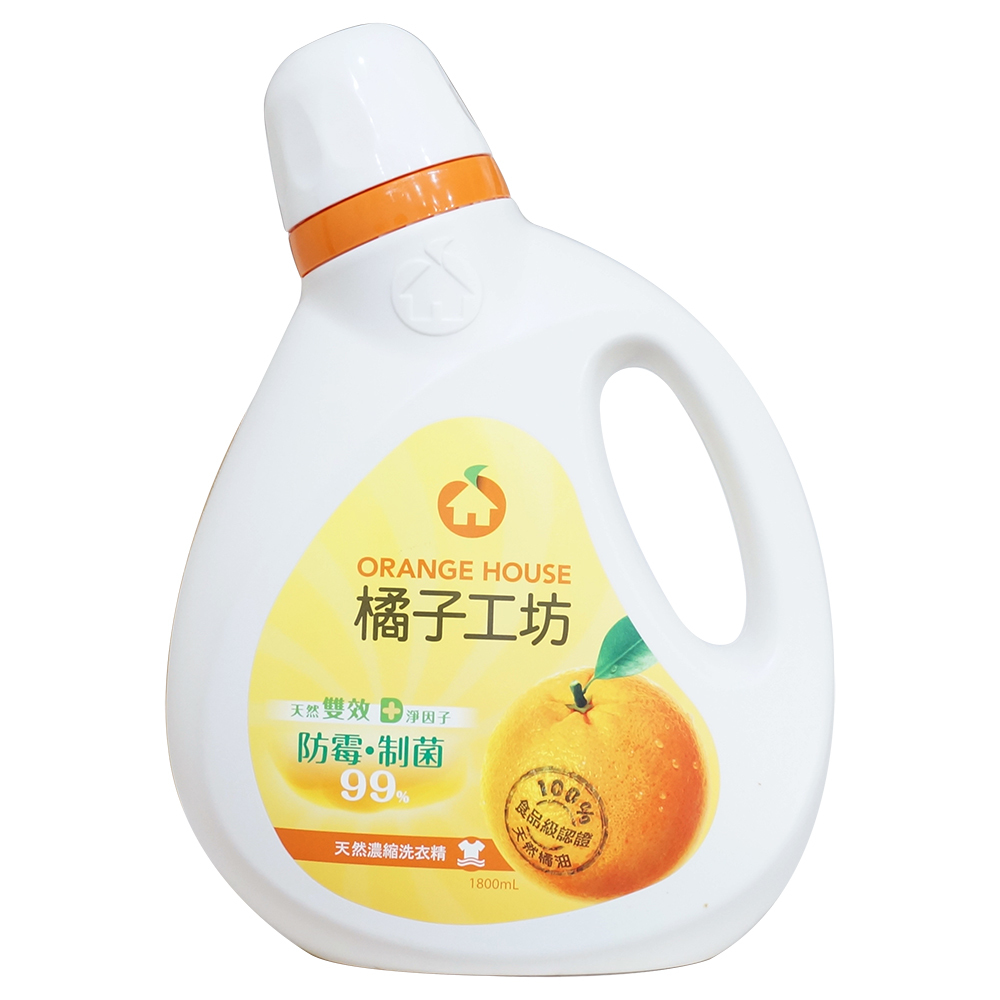 橘子工坊-濃縮洗衣精 1800ml/瓶