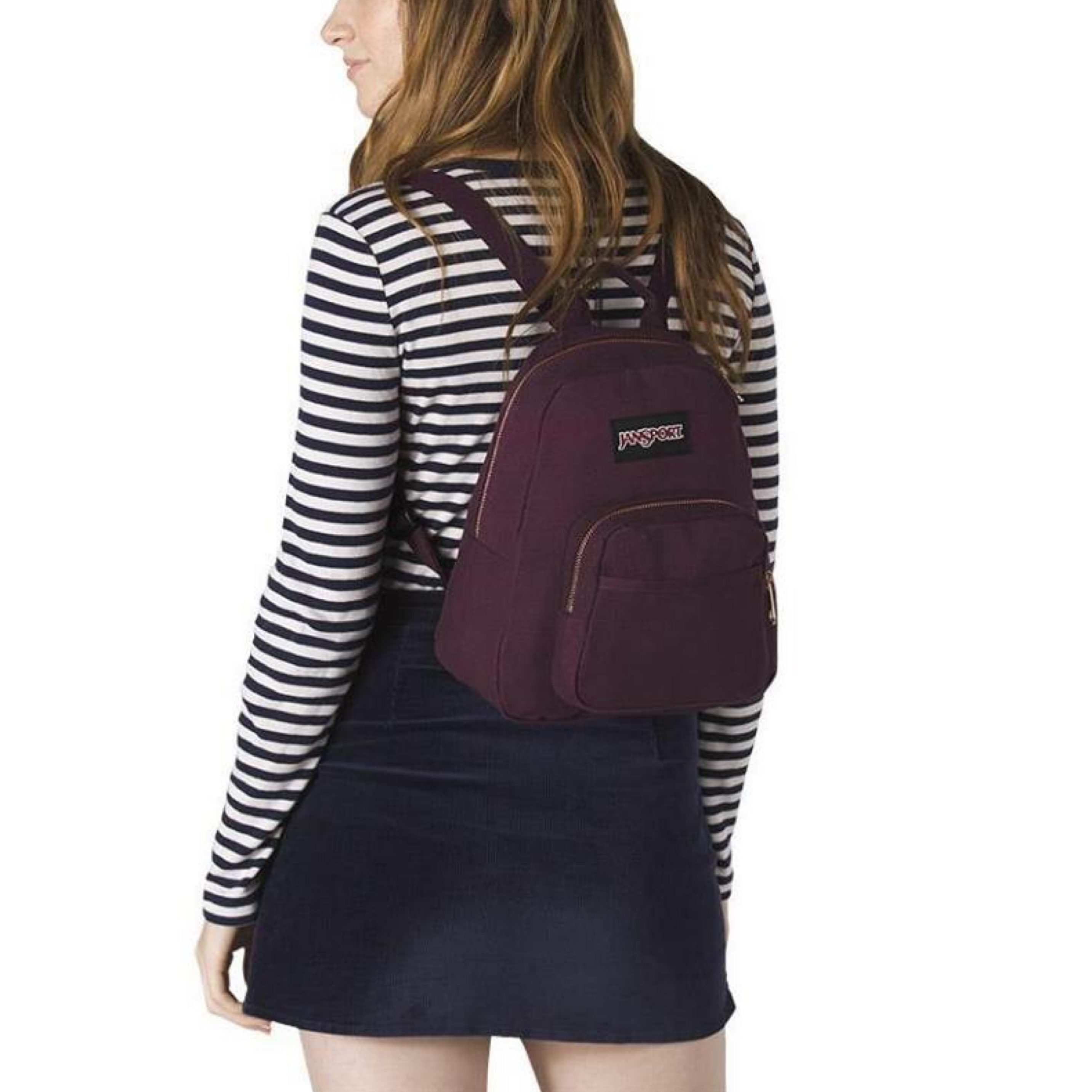 jansport half pint fx rose gold