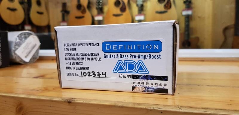 ADA Definition GUITAR & BASS PRE-AMP BOOST 單顆效果器