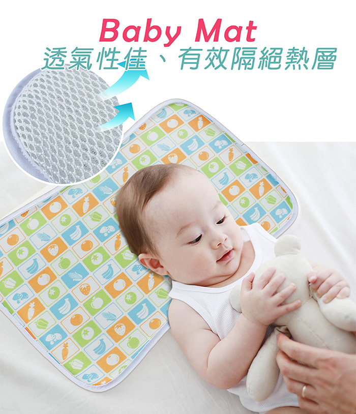 3D透氣嬰兒枕_水果