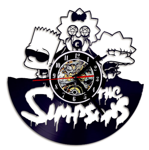 The Simpsons 辛普森家庭 Vinyl Wall Clock 黑膠壁掛時鐘 30cm