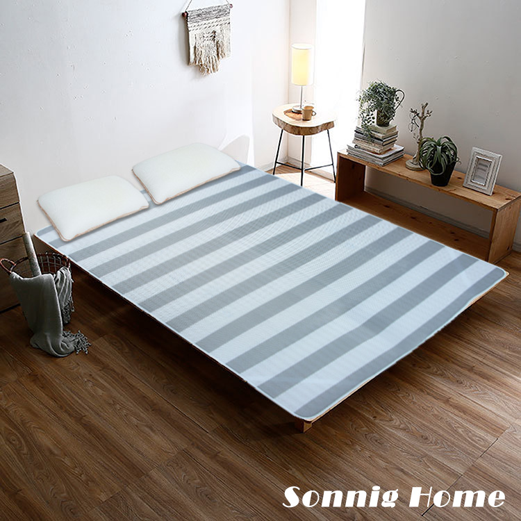 四季機能型3D透氣墊_雙人(150x180cm)(灰白)