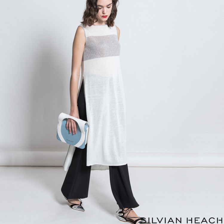 【silvian-heach】高衩長版針織洋裝