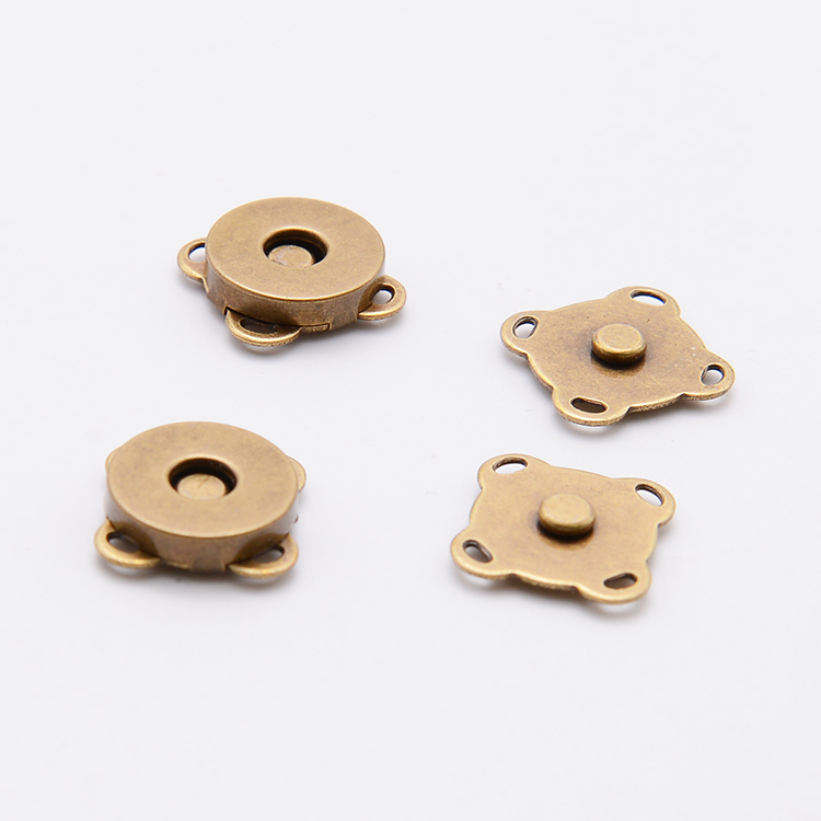 手縫磁釦(四孔)-古銅色一組2個