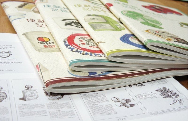 針線球_復古封面筆記本_(共四款)