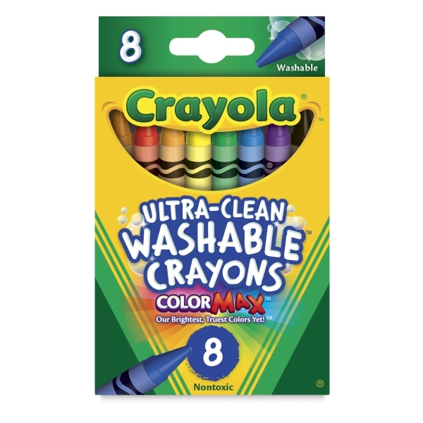 Crayola 我的第一盒 可抺洗蠟筆 8支粗筆裝