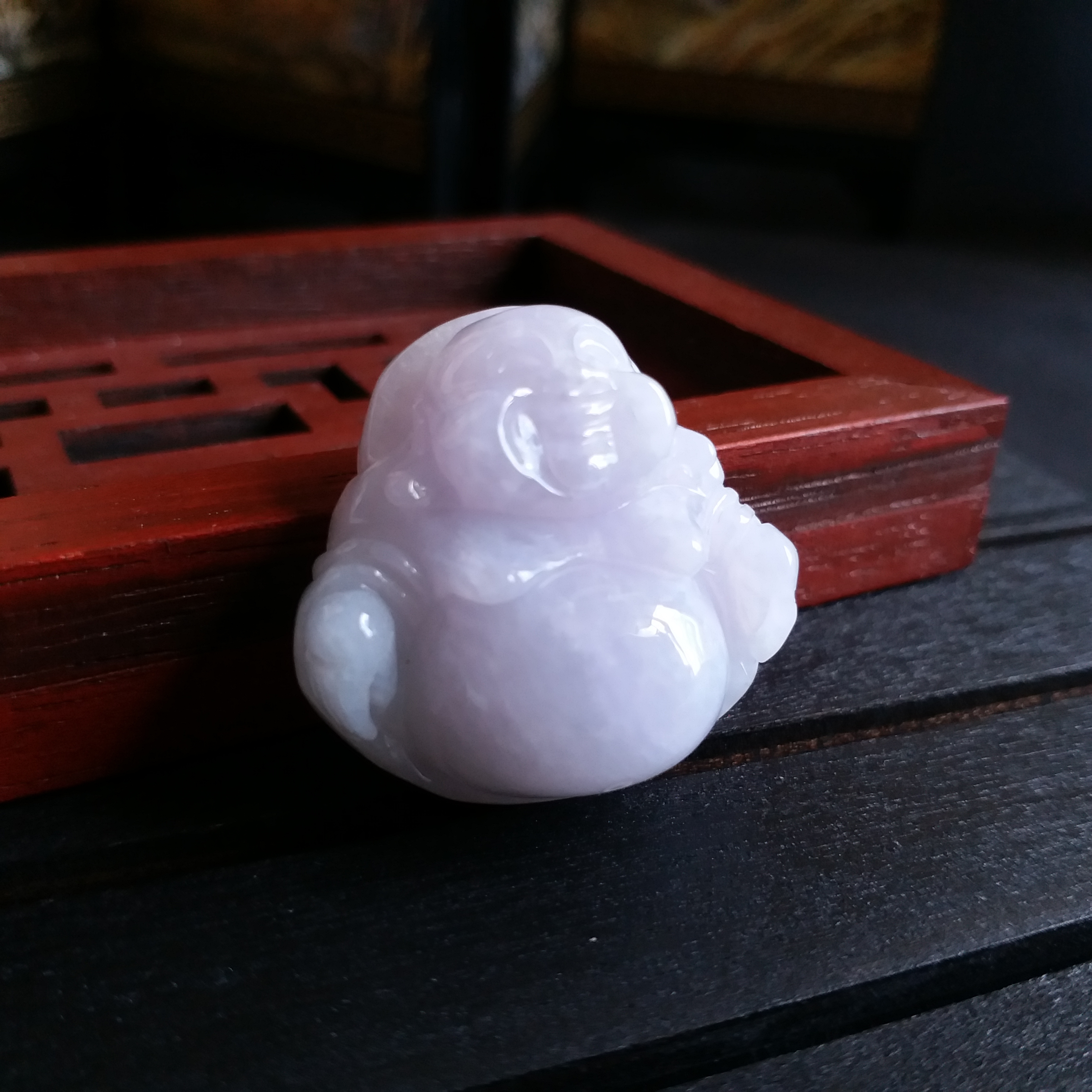 J1078 冰糯紫羅蘭笑佛