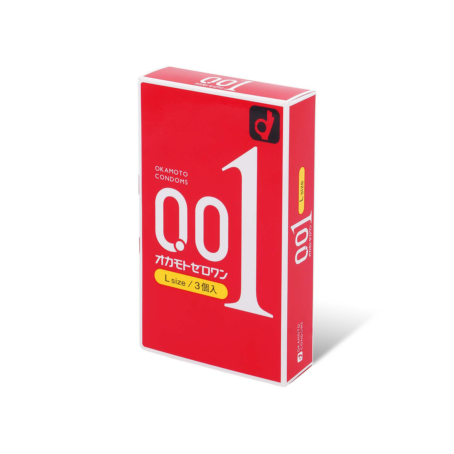 Okamoto岡本0.01 安全套(L-Size) 3片裝