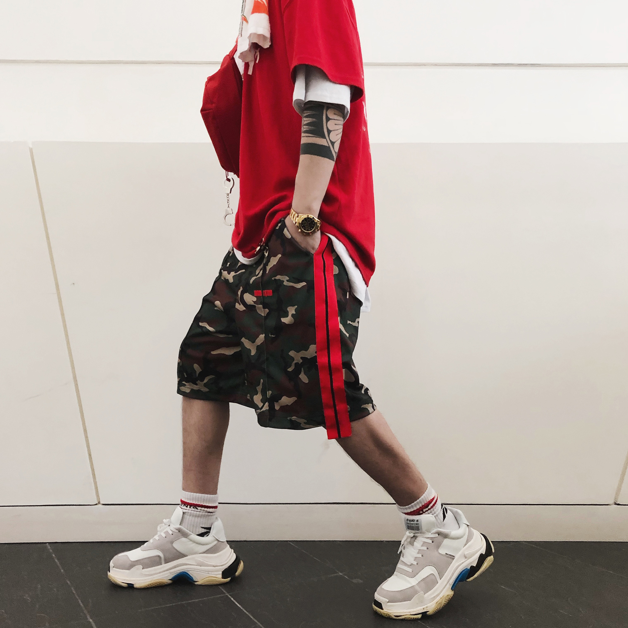 【 LAB.003選物 MAMC CAMO SHORTS 迷彩短褲 】