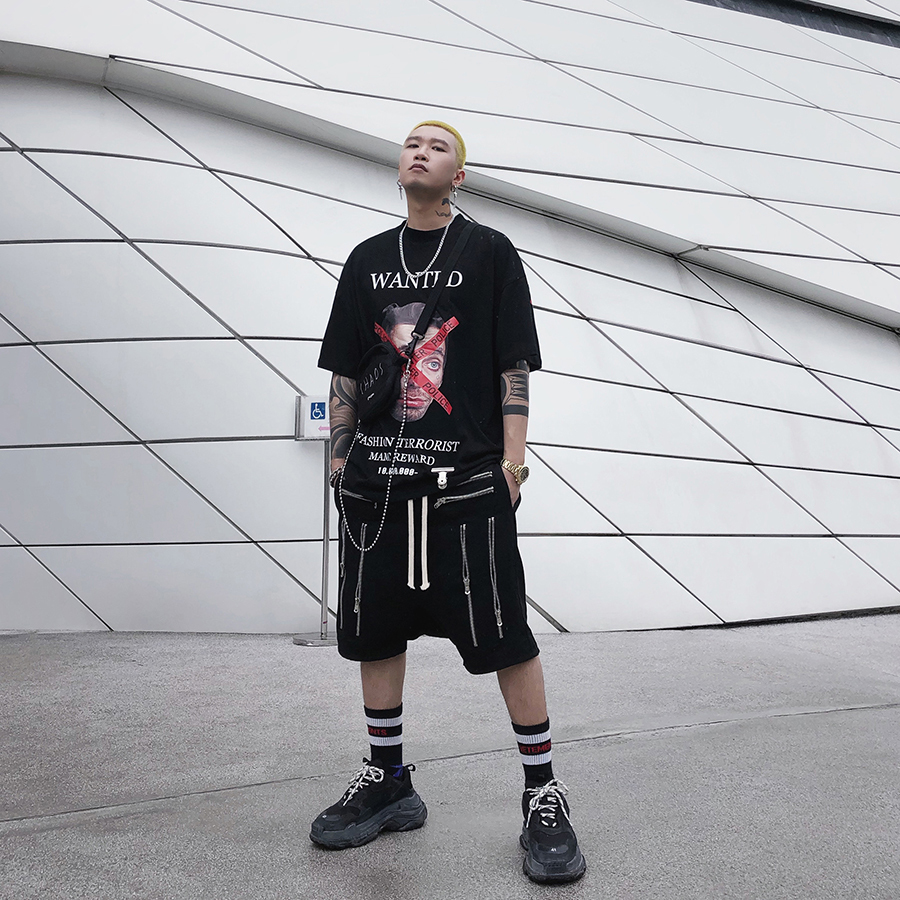 【 LAB.003選物 MAMC ZIPPER SHORTS 多拉鍊短褲 】