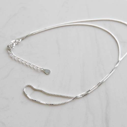 BLUMA純銀單鍊(盒子鍊)/CH01