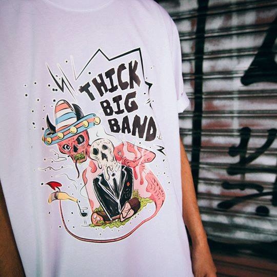 【粗大Band】粉紅惡魔團T