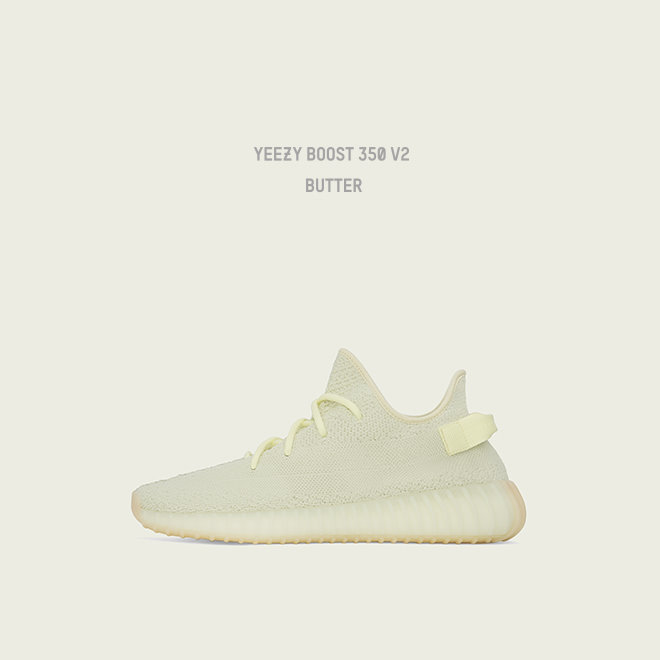 adidas YEEZY BOOST 350 V2 BUTTER 奶油色限定款】