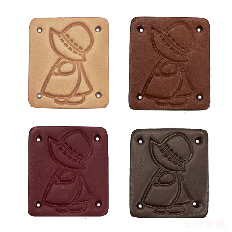 小蘇姑娘真皮皮標/個