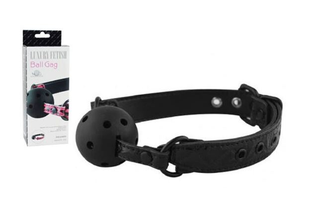 Aphrodisia - SM系列激愛口枷球塞 - 黑色