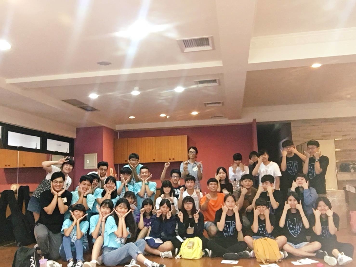 吉他領袖營給高中吉他社新上任幹部的一日營隊-大合照