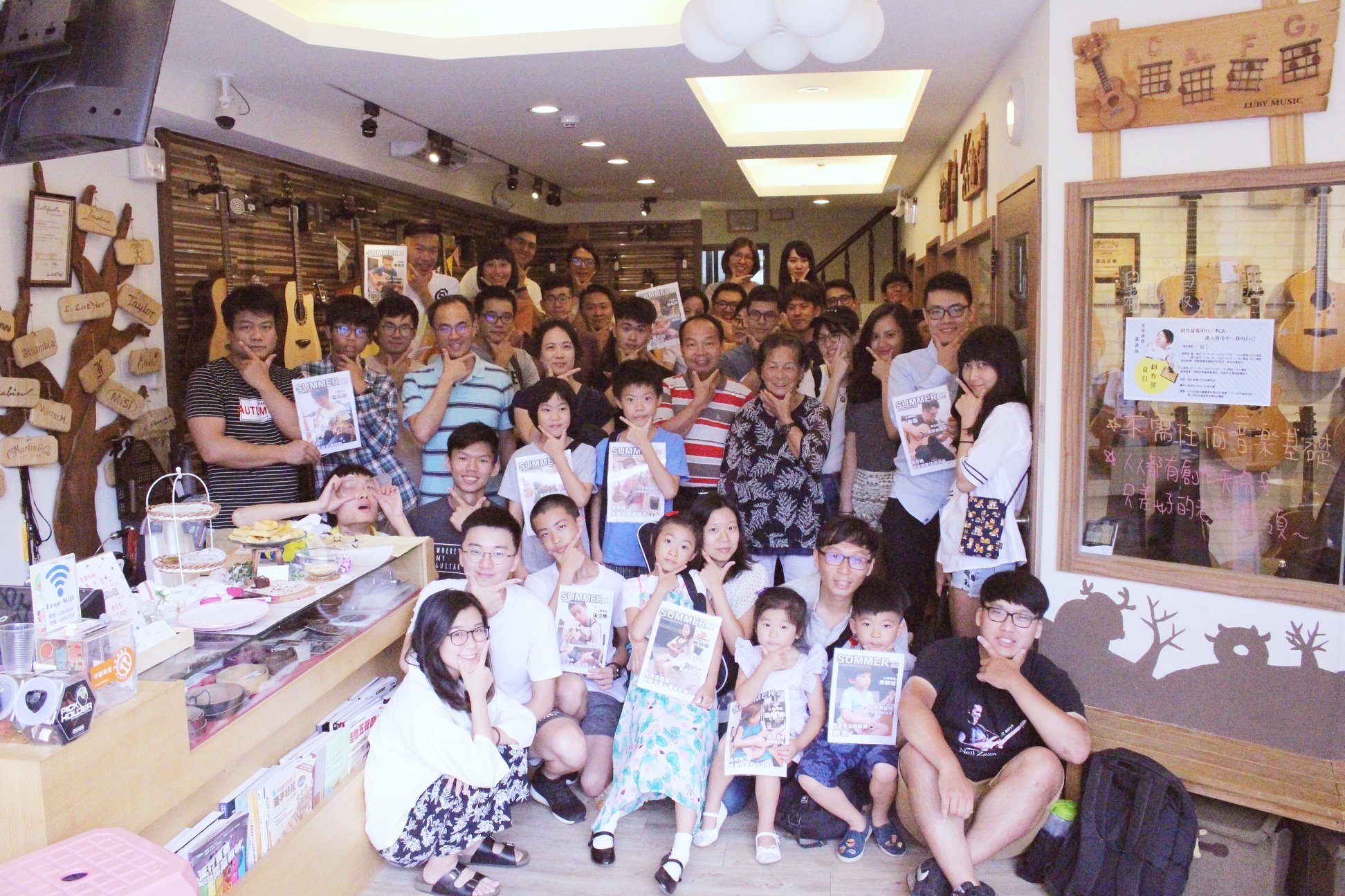 陸比音樂夏季學員成果發表大合照