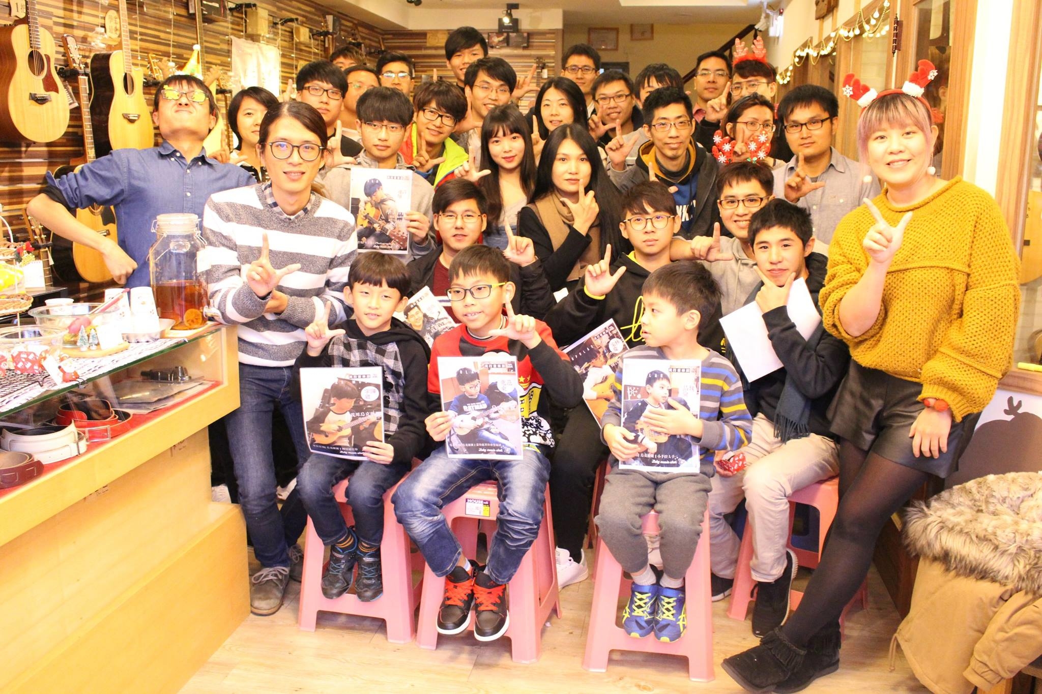 陸比音樂冬季學員成果發表大合照