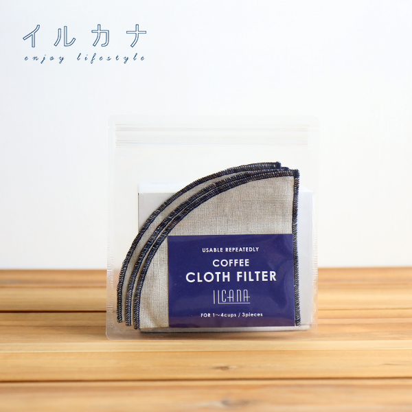 ILCANA 天然濾布3枚