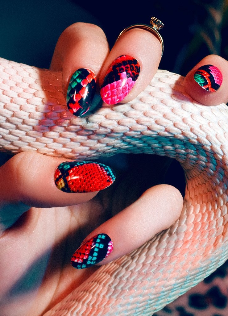 NCLA 歐美時尚指甲貼Python Tropic