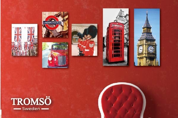 時尚無框畫-W147經典倫敦