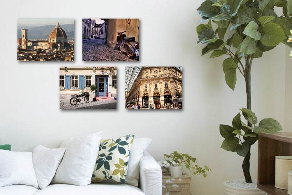 49折 - 時尚無框畫-W144風采義大利