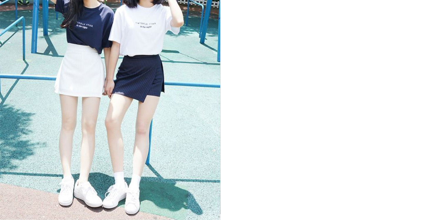 藍白色衣服穿搭