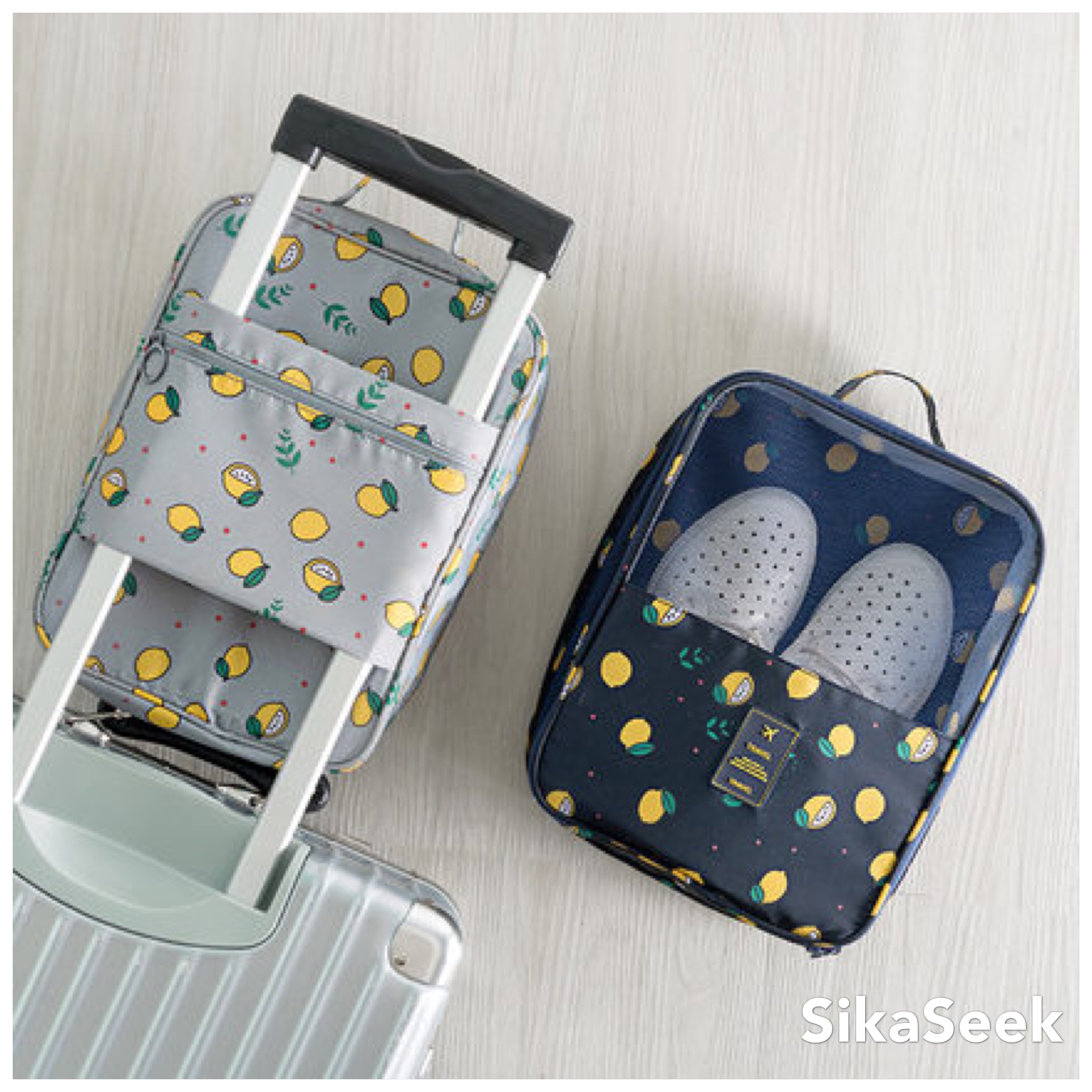 旅行乾濕分離手提收納鞋袋