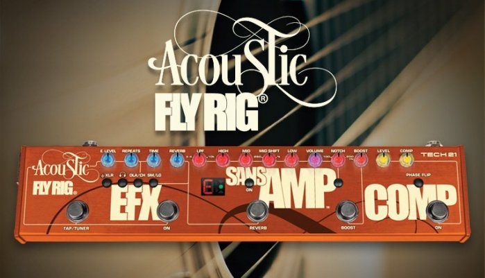 Tech21 Acoustic Fly Rig 木吉他 民謠吉他 地板式 前級 效果器 含空間效果
