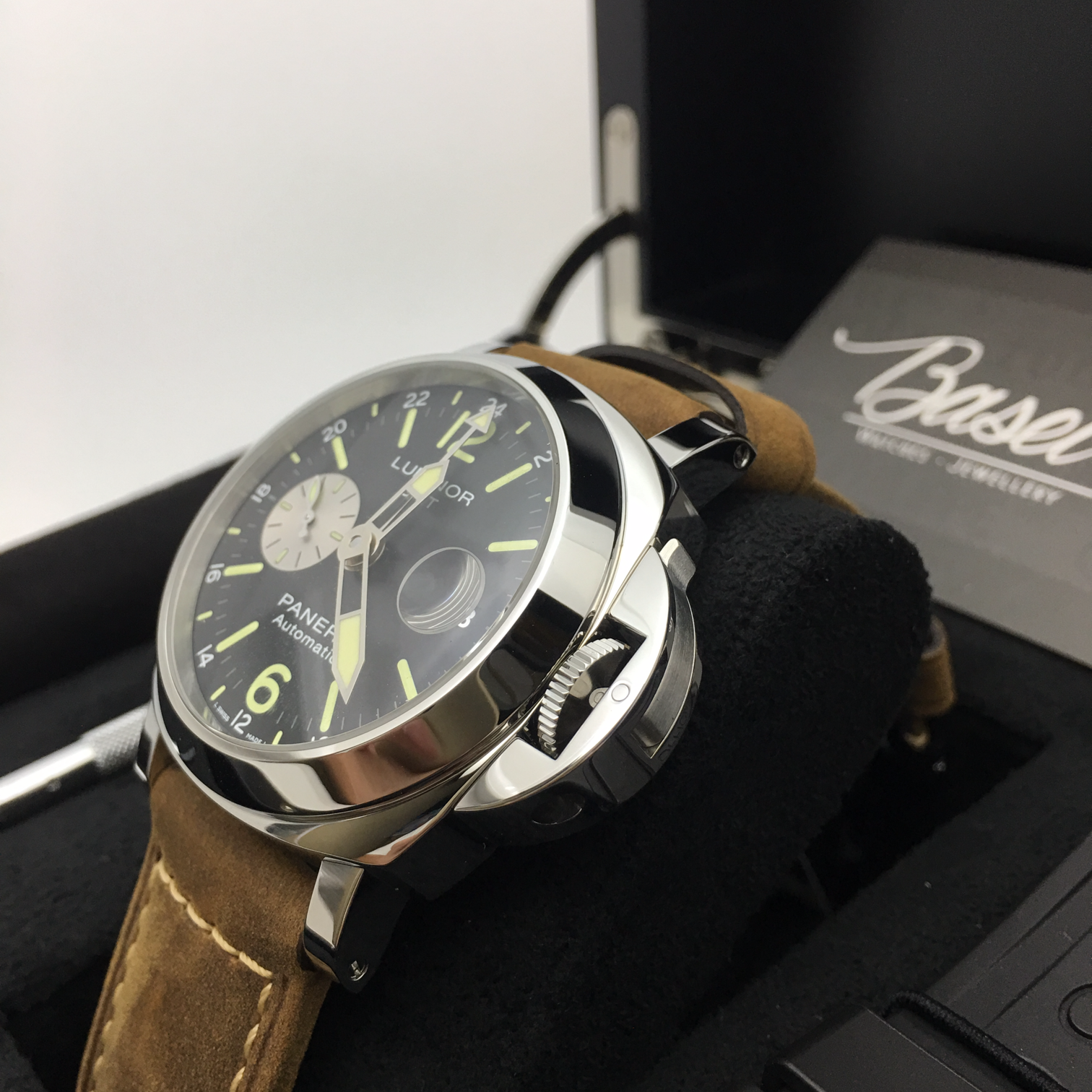 PAM 1088 Luminor GMT AUTOMATIC ACCIAIO leather with rub