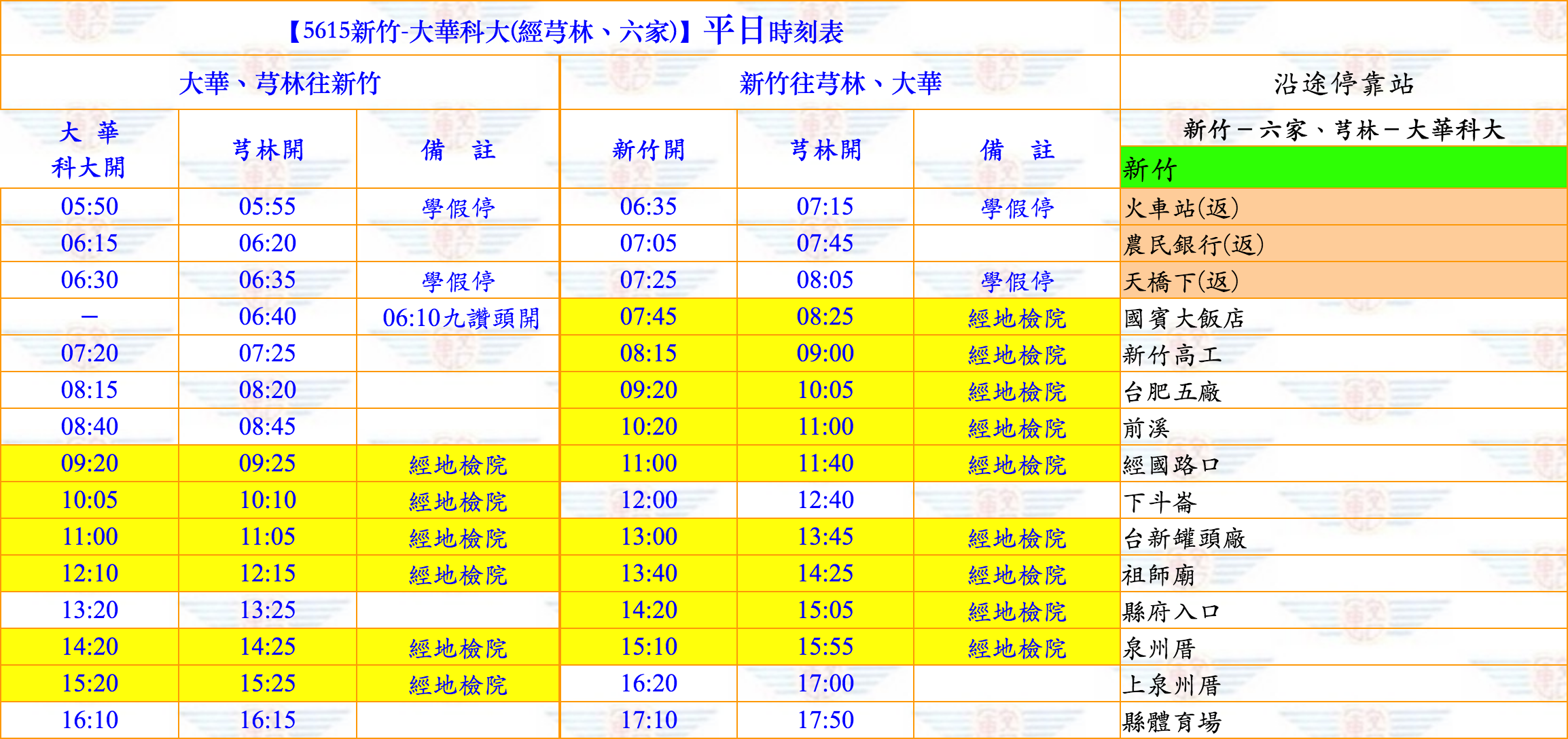 陸比音樂交通資訊-新竹火車站