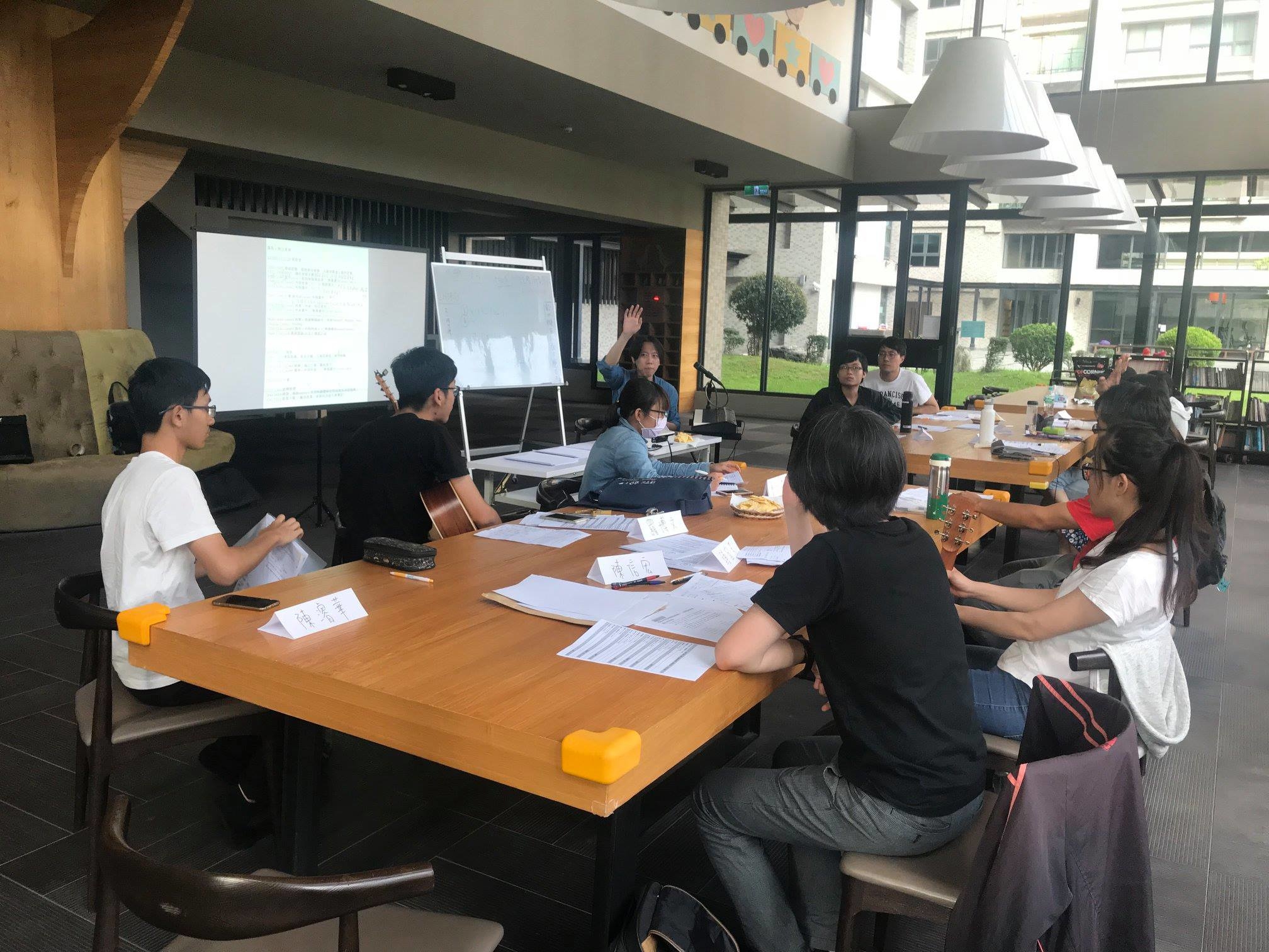 2018黃建為老師於陸比音樂舉辦詞曲創作營-上課剪影