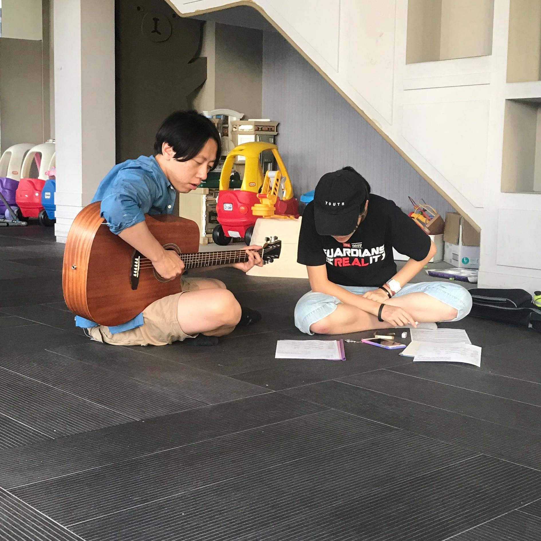 2018黃建為老師於陸比音樂舉辦詞曲創作營-上課剪影