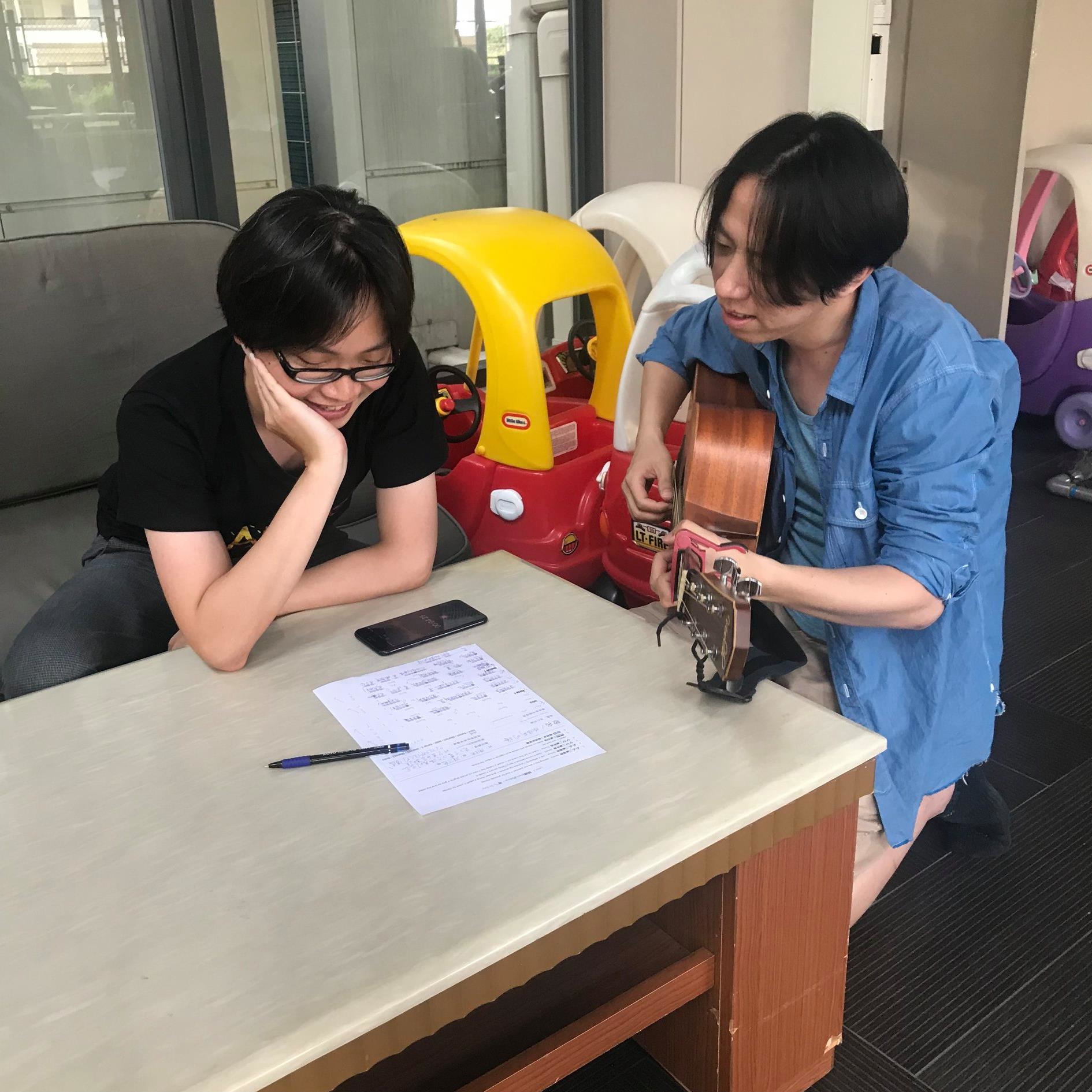 2018黃建為老師於陸比音樂舉辦詞曲創作營-上課剪影