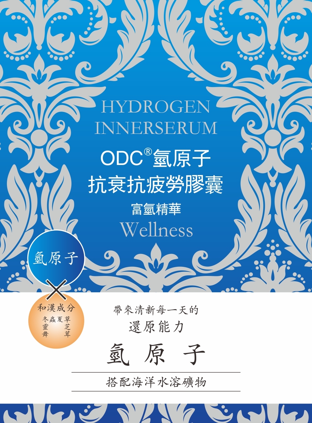 【ODC香港】[C01] 氫原子抗衰抗疲勞膠囊 (身體抗衰保健系列)