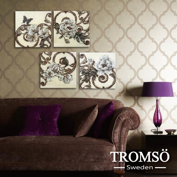 時尚無框畫-W164皇家花卉